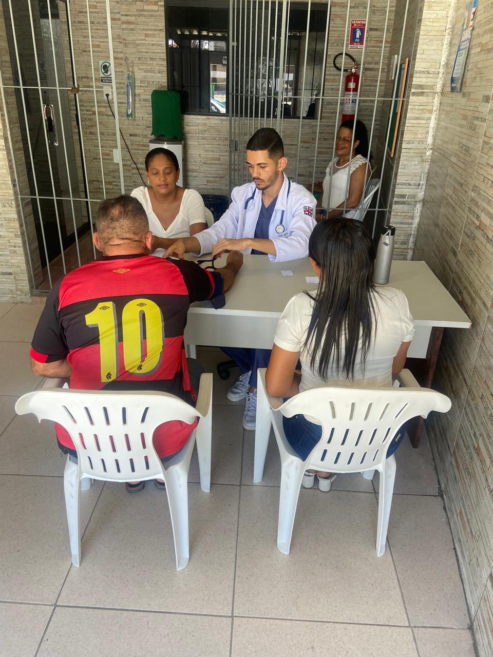 Consulta clínica no Ambulatório CMMAB