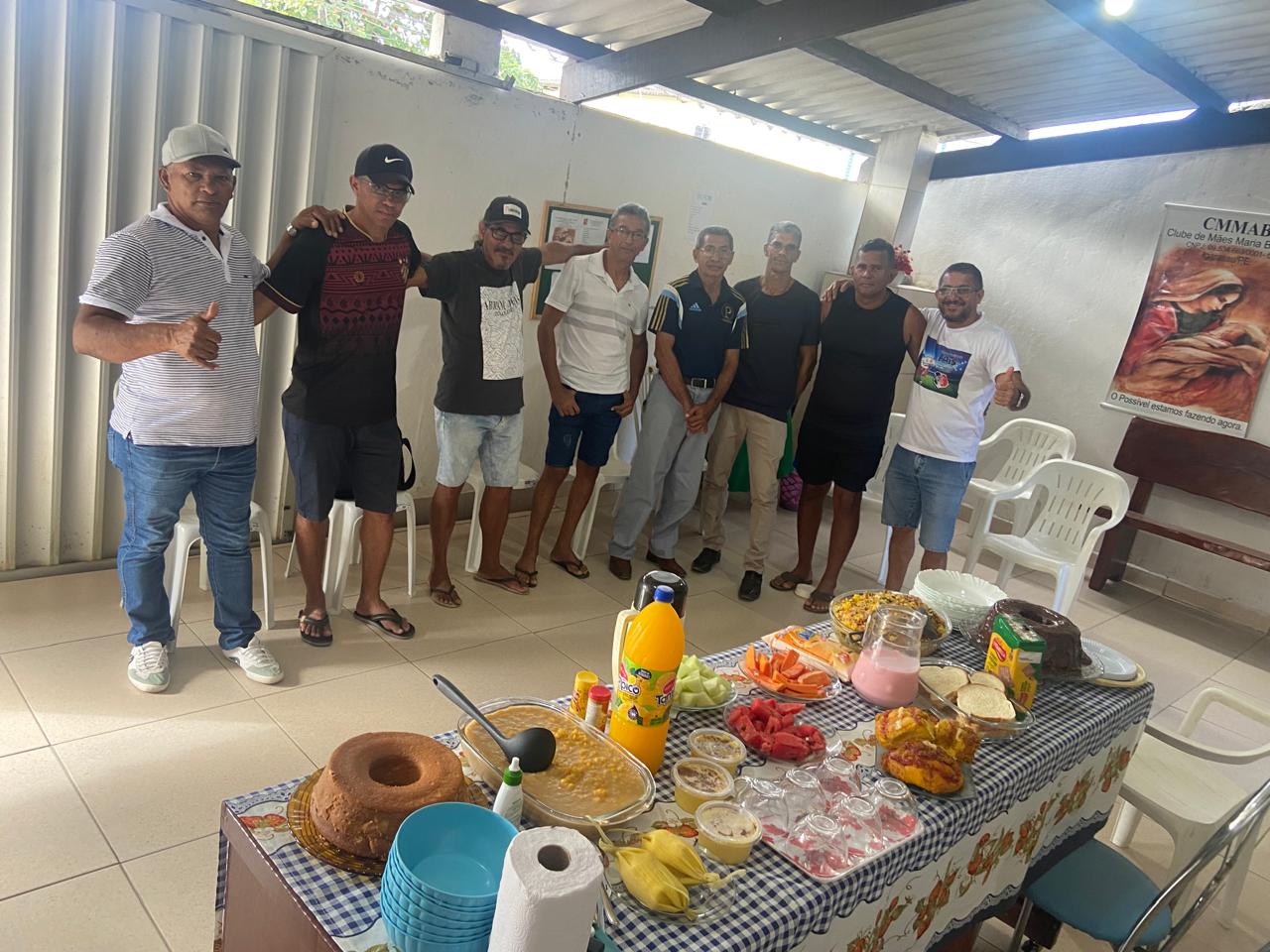 Café da manhã comunitário na sede da CMMAB