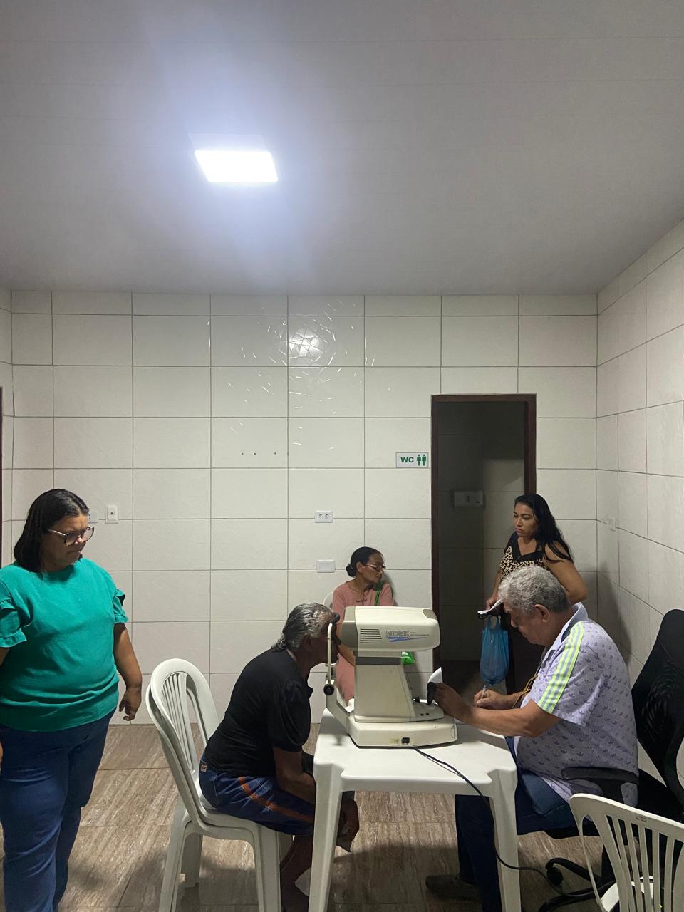Triagem oftalmológica no Ambulatório CMMAB